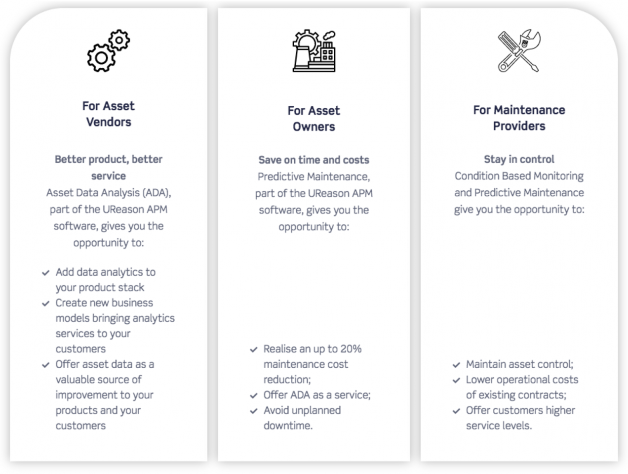 Impact stakeholder, customer types in maintenance industry