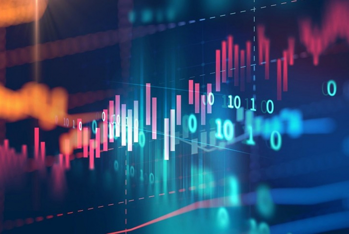 Graph showing real-time data being monitored from industrial machines