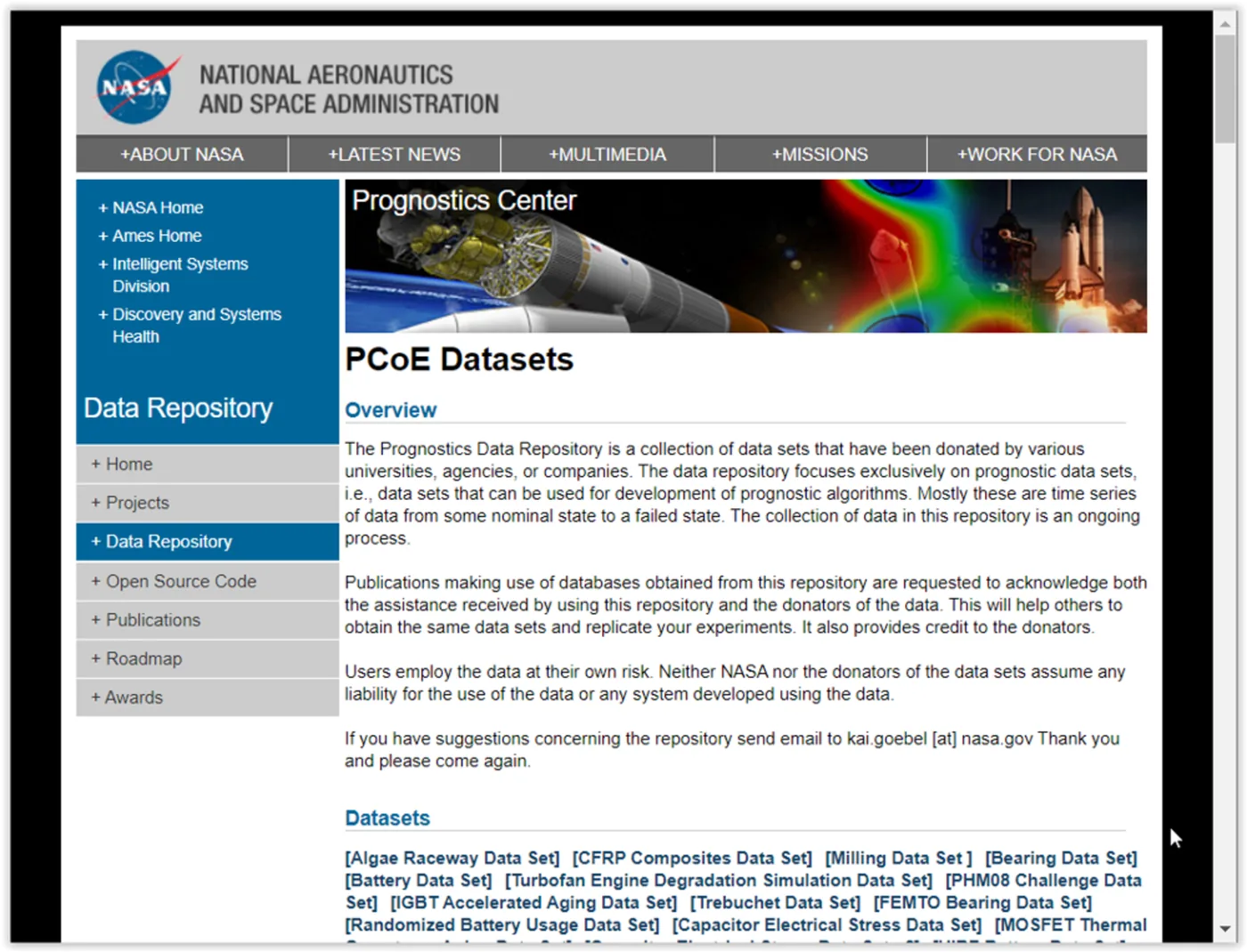 Open Source Data?! NASA open dataset analytics for predictive maintenance