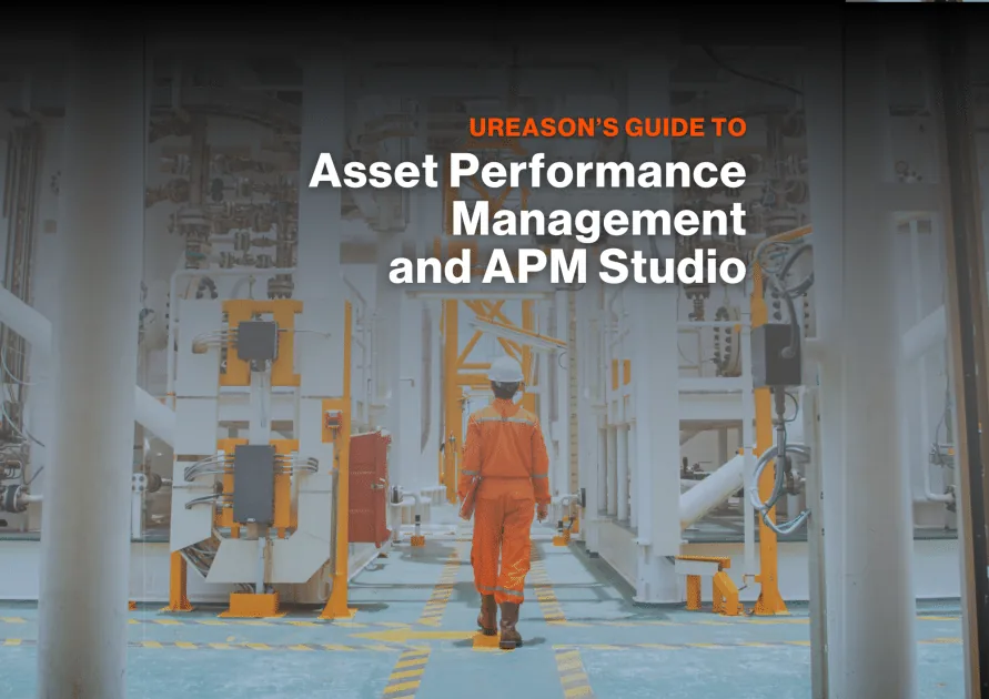 A person wearing an orange jumpsuit and a white hard hat walks through an industrial facility filled with machinery and pipes. The text overlay reads
