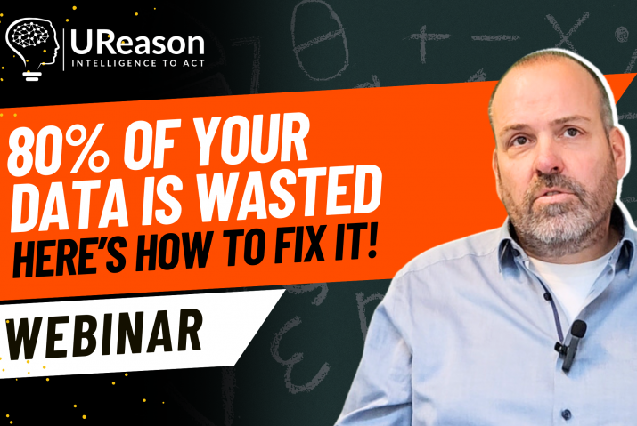 Webinar cover with speaker and title “80% of Your Data Is Wasted — Here’s How to Fix It” on data-driven maintenance strategies.