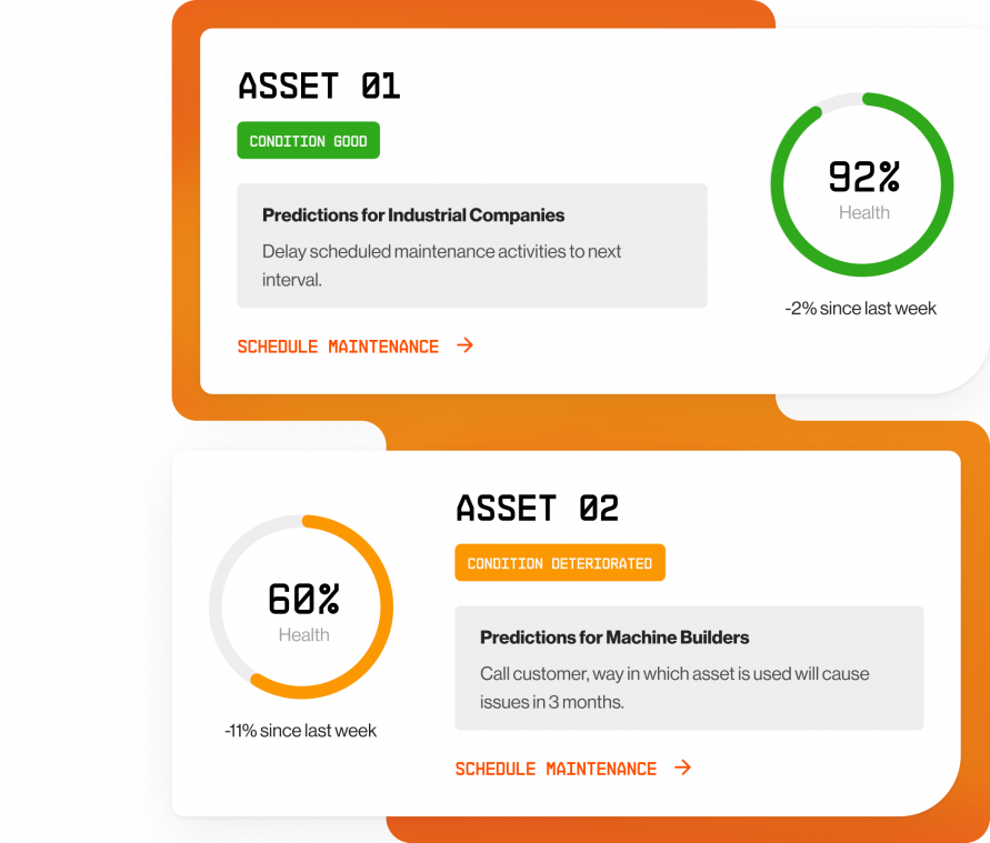 APM Studio showing alarms to Machine Builders and Industrial Companies when a malfunction is detected based on the analysis of real-time asset and process data