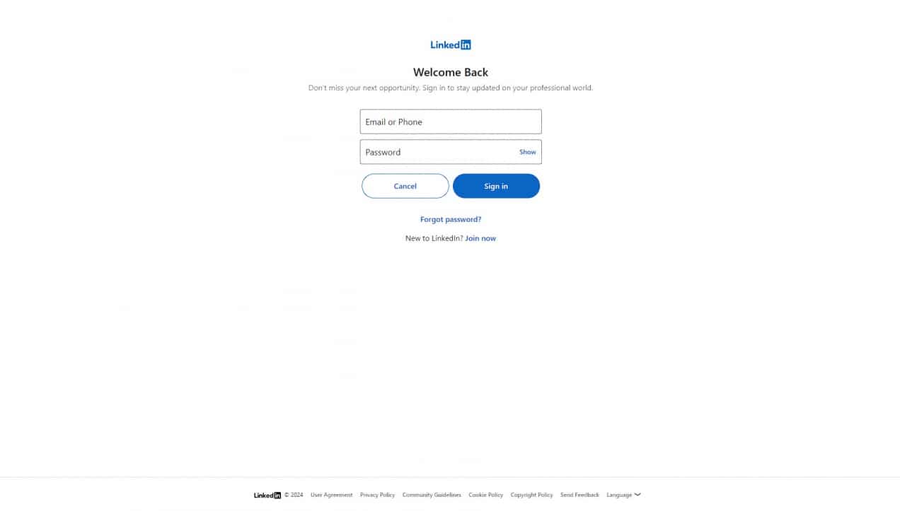 UReason - Control Valve App demo Sign in with LinkedIn page