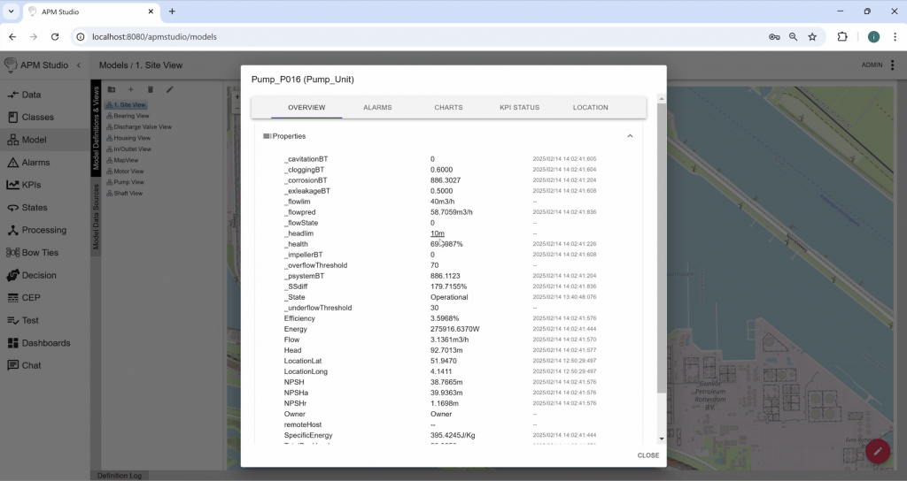 Using the Map View for Objects in APM Studio - UReason